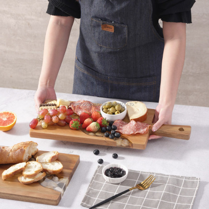 Woodsun NEW Food Cutting Board Acacia Wooden Boards For Serving