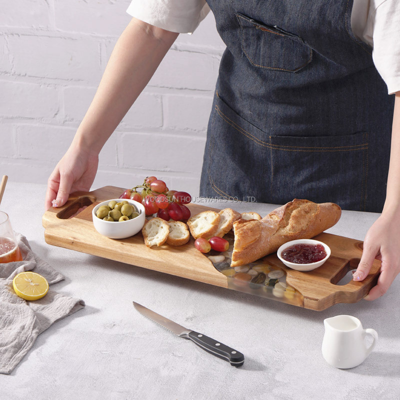 Woodsun 2025 NEW Original Ecological Stone Acacia Wood Custom Wholesale Long Serving Board