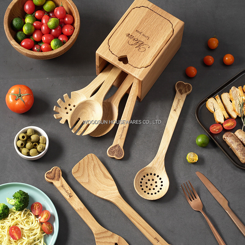 Woodsun Kitchen Accessories Utensils Cutlery Spoon Wooden 2025 Gift