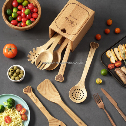 Woodsun Kitchen Accessories Utensils Cutlery Spoon Wooden 2025 Gift