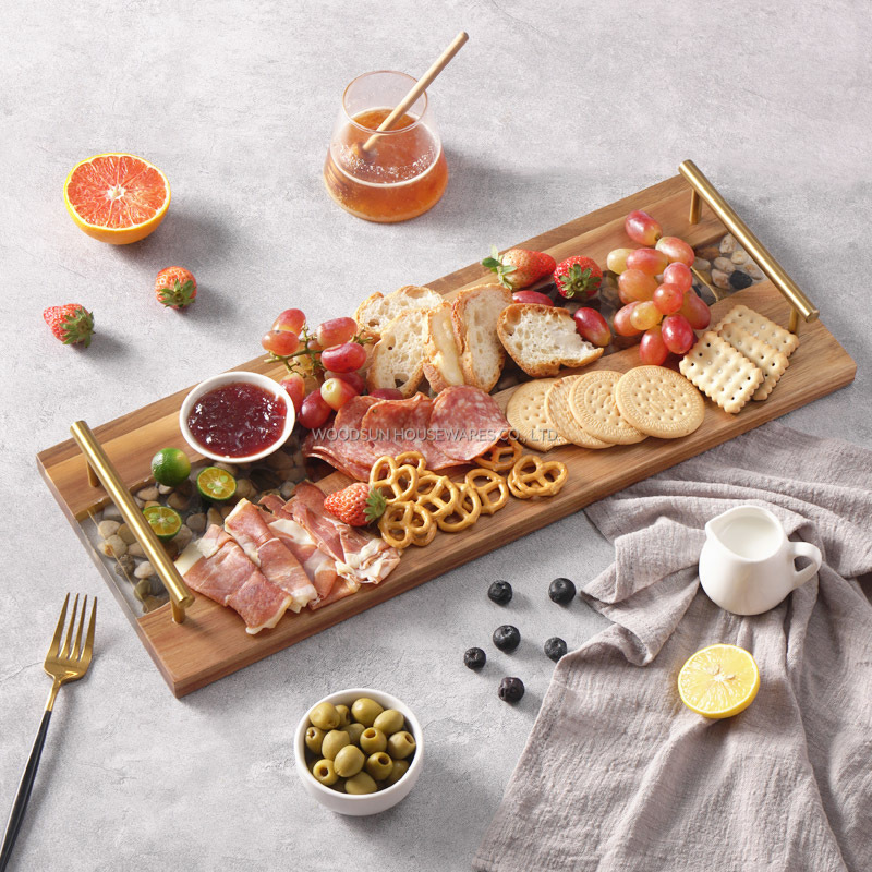 Woodsun Factory New Wooden Fast Food Trays Serving China