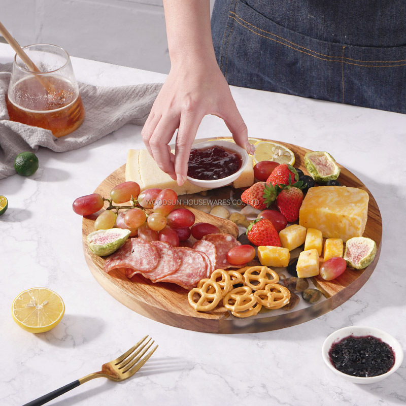 Woodsun NEW Original Ecological Stone Series Cutting Block Wood Serving Board Resin