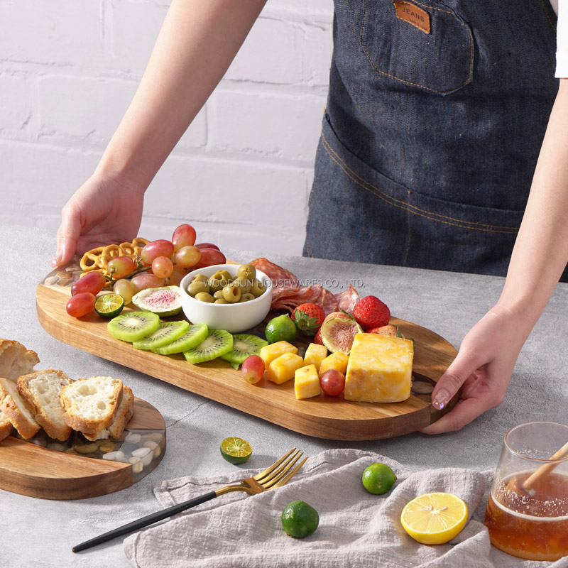 Woodsun 2025 NEW Products Original Ecological Stone Custom Serving Board Wood