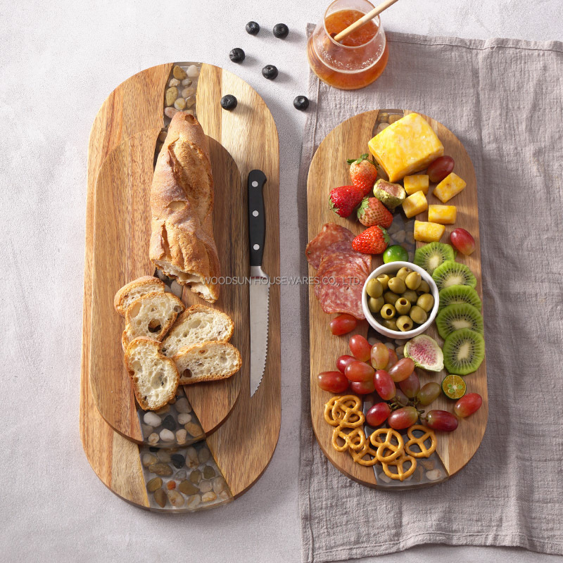 Woodsun 2025 NEW Products Original Ecological Stone Custom Serving Board Wood