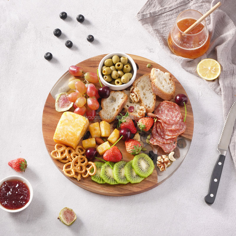 Woodsun NEW Original Ecological Stone Series Cutting Block Wood Serving Board Resin