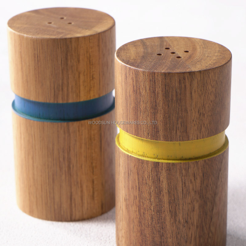 WOODSUN World's Top 500 Cooperative Suppliers Salt And Pepper Shaker For Restaurant Salt Shaker Wood