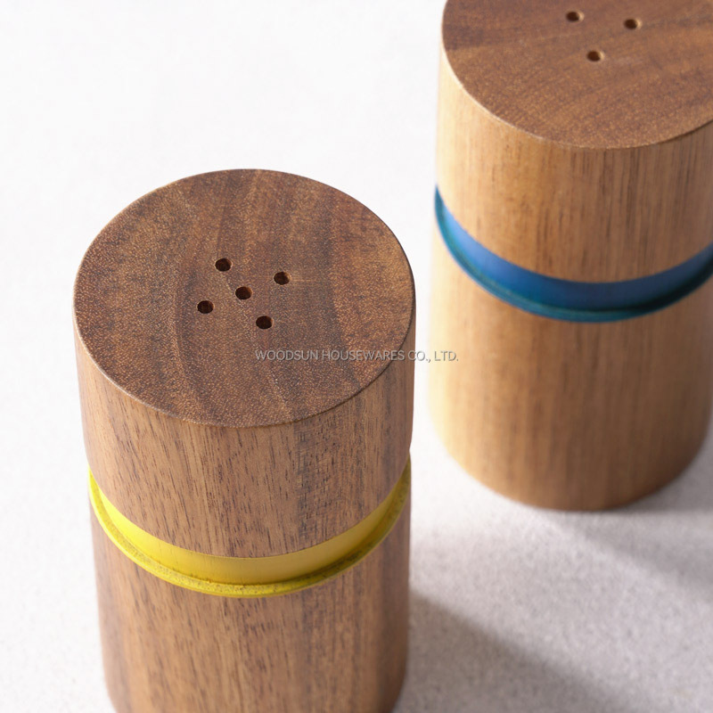 WOODSUN World's Top 500 Cooperative Suppliers Salt And Pepper Shaker For Restaurant Salt Shaker Wood