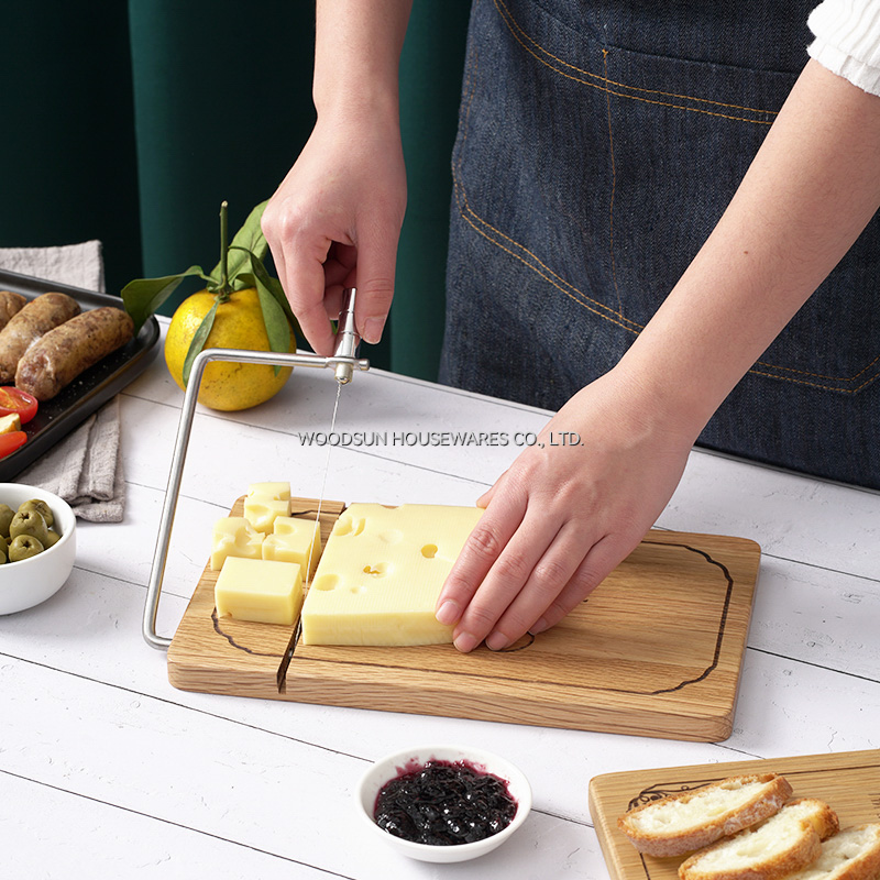 Woodsun Mother's Day Gift Cheese Board Suppliers Manufacturers Cutter for Cheese Butter