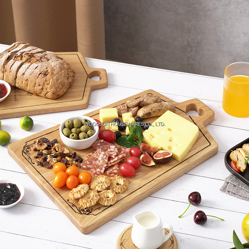 Woodsun Mother's Day Gift Custom Wood Serving Board Tray Serving