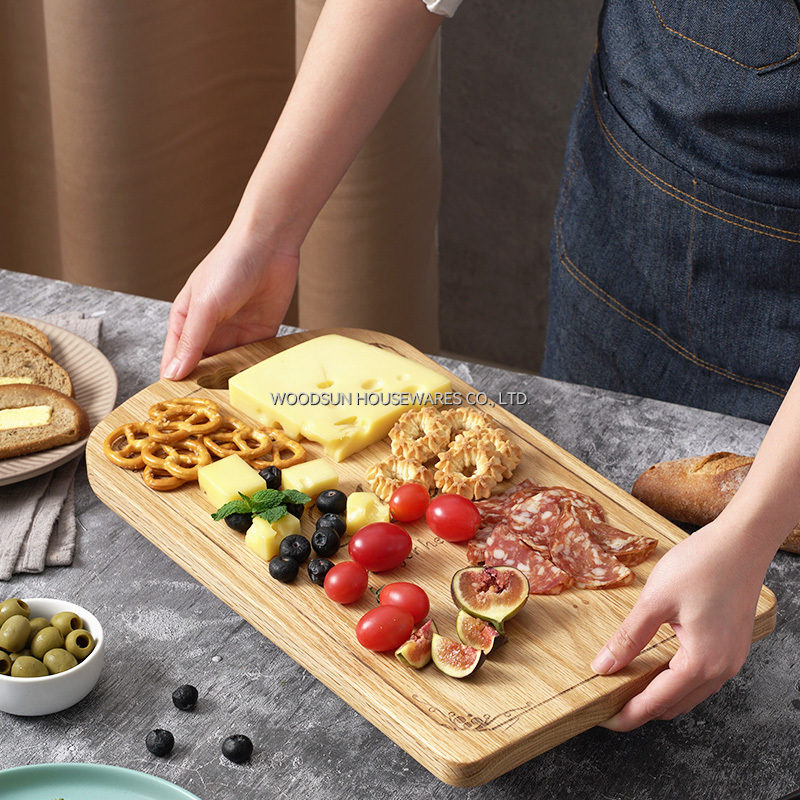 Woodsun Mother's Day Gift Custom Wood Cutting Board Wooden Chopping Board Engrave