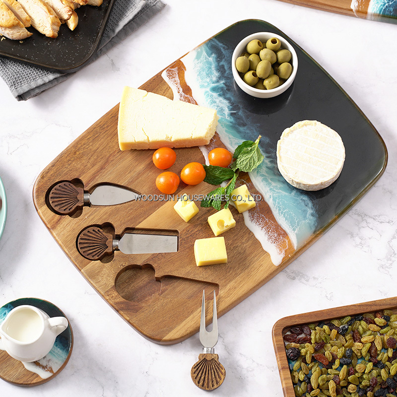 Woodsun Plato De Quesos Wholesale Cheese Board Wood Custom Charcuterie Boards
