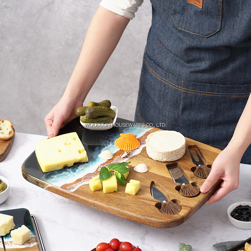 Woodsun Plato De Quesos Wholesale Cheese Board Wood Custom Charcuterie Boards