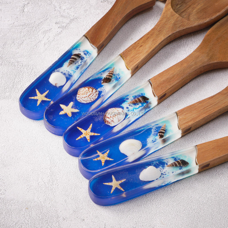 Woodsun Custom Manufacturer Spatula Spoon Utensil Kitchen Cooking Tools Sets