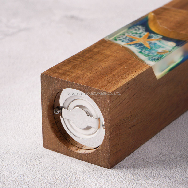 Woodsun Custom Manufacturer Wood Salt and Pepper Grinder Pepper Mill
