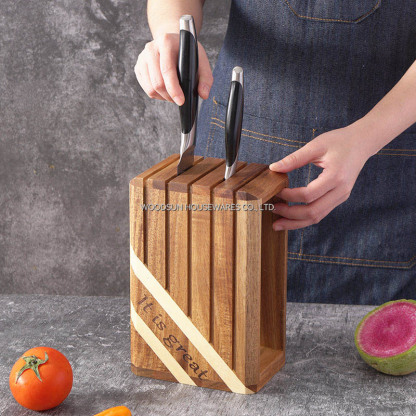 Woodsun Oblique Splicing Knife Holder Messerblock Chef Knife Block