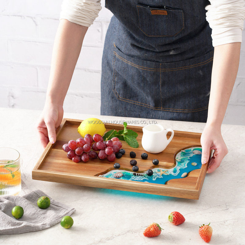 Woodsun 2025 New Products Wooden Plates Food For Restaurants