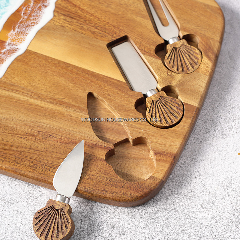 Woodsun Plato De Quesos Wholesale Cheese Board Wood Custom Charcuterie Boards