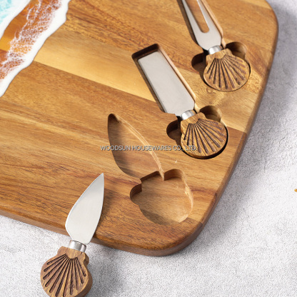 Woodsun Plato De Quesos Wholesale Cheese Board Wood Custom Charcuterie Boards