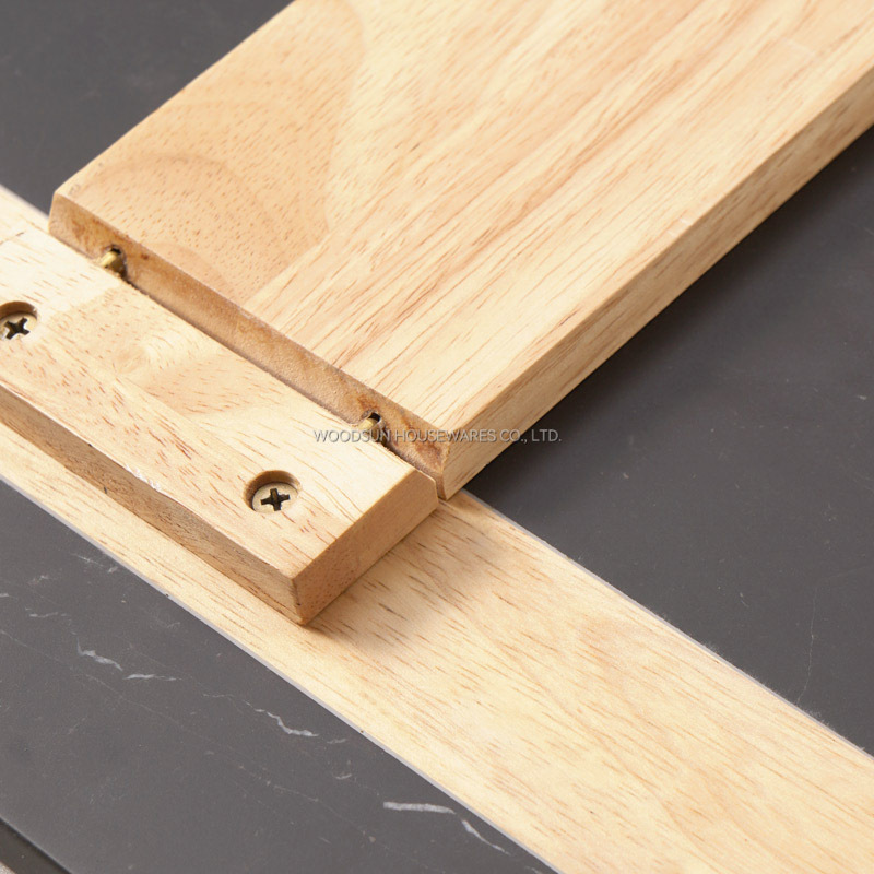 WOODSUN Wooden Cookbook Stand Recipe Book Holder for Display Rack Farmhouse Cook Books Shelf for Kitchen Counter