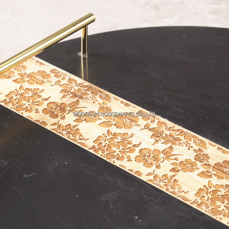 Woodsun 2025 Gift Custom Desert Serving Trays For Restaurant