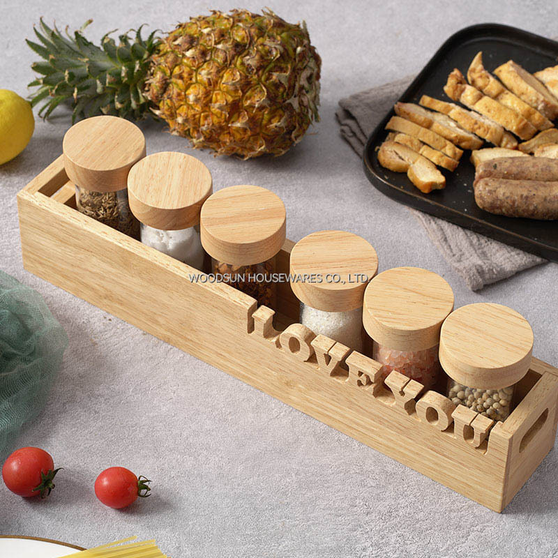 Woodsun Gewurzflasche Kruiden Fles Spice Pepper Rack Bottle Shakers