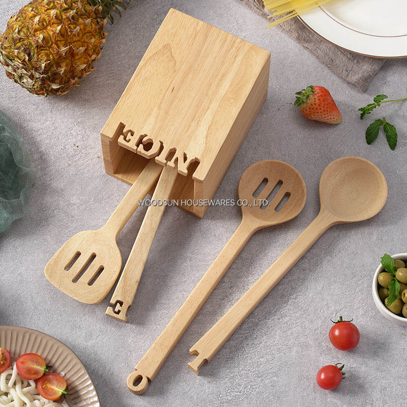 Woodsun Wooden Spatula Spoon Cooking Tools Factory China