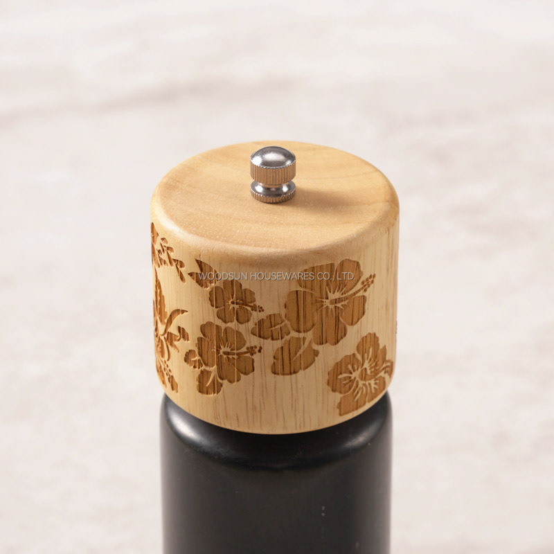 Woodsun Custom Manufacturer Wooden Marble Salt And Pepper Grinder For Sale