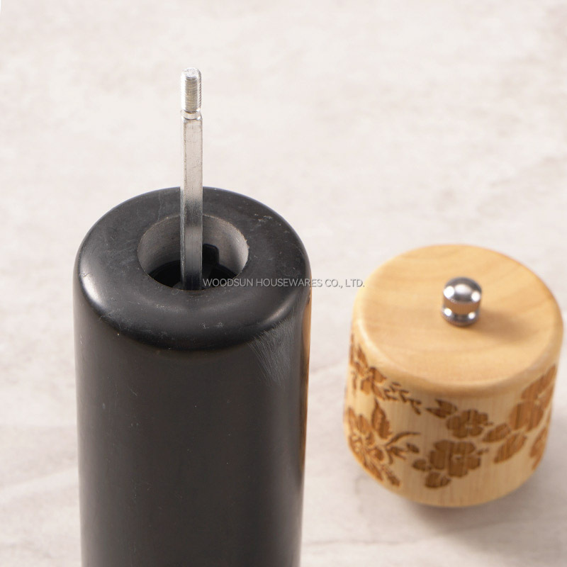 Woodsun Custom Manufacturer Wooden Marble Salt And Pepper Grinder For Sale