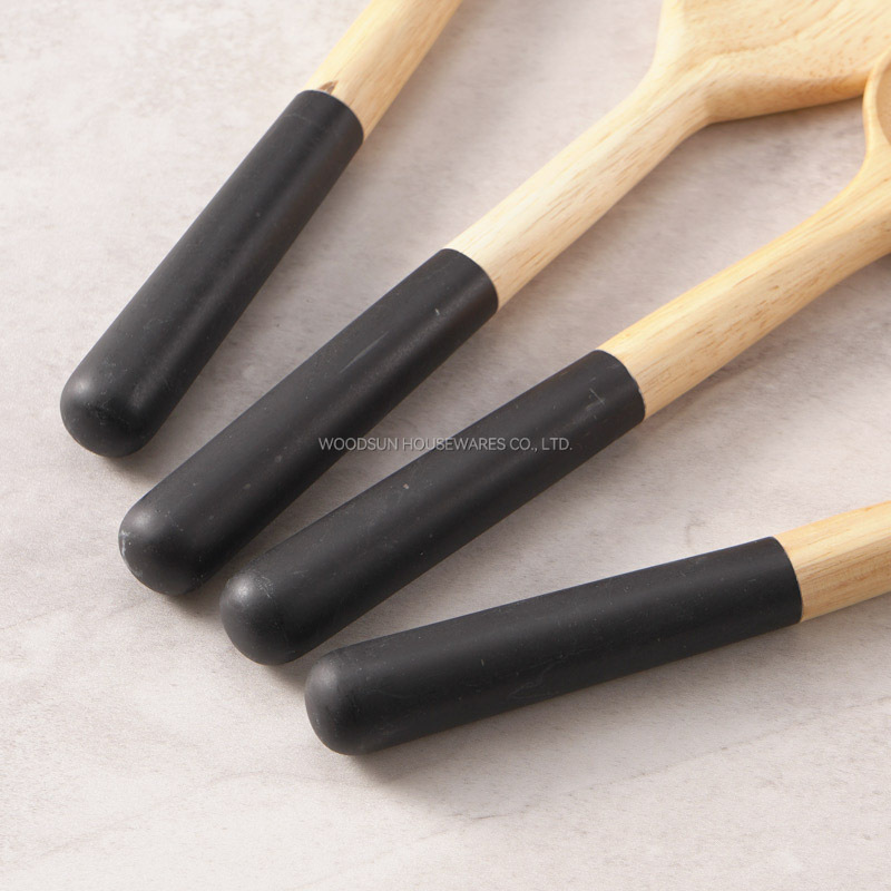 Woodsun Custom Manufacturer Kitchen Cooking Tools Spatula Spoon Set Kitchen Utensil