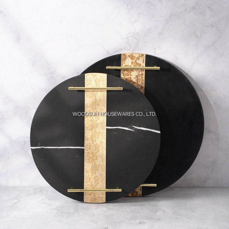 Woodsun 2025 Gift Custom Desert Serving Trays For Restaurant