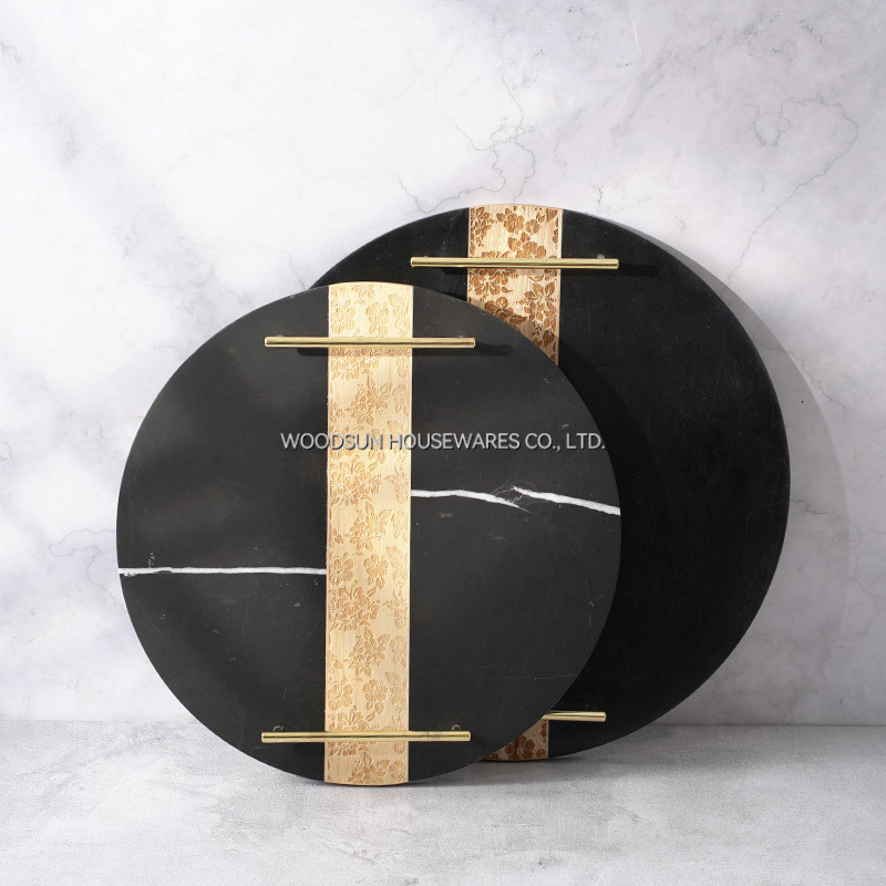 Woodsun 2025 Gift Custom Desert Serving Trays For Restaurant