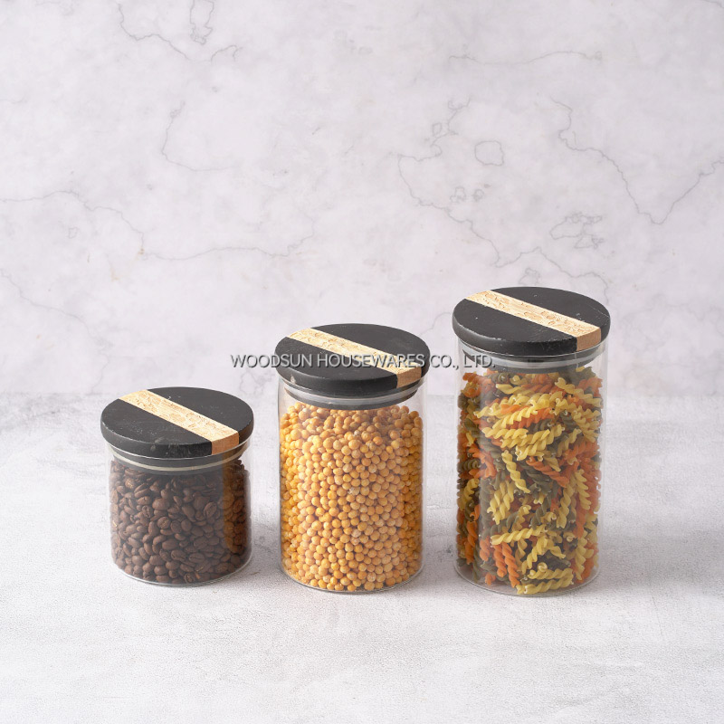 Woodsun Custom Manufacturer Food Storage Tea Sugar Coffee Canisters Candy Containers