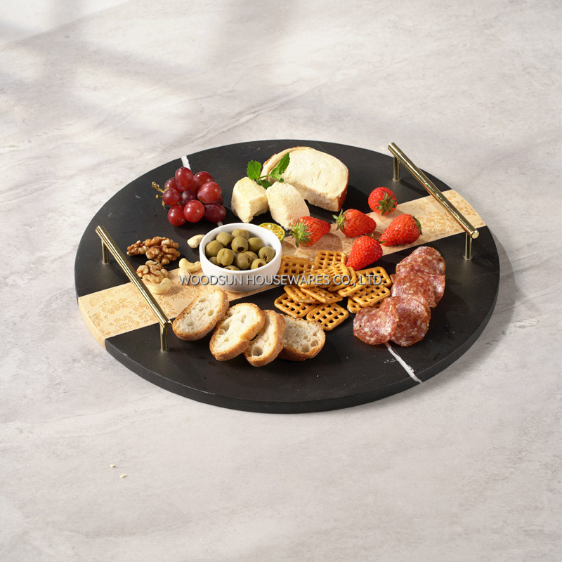 Woodsun 2025 Gift Custom Desert Serving Trays For Restaurant