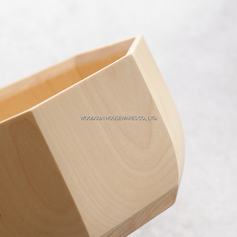 Woodsun Birch Wood Custom Mixing Wooden Salad Bowl Big for Christmas Gift