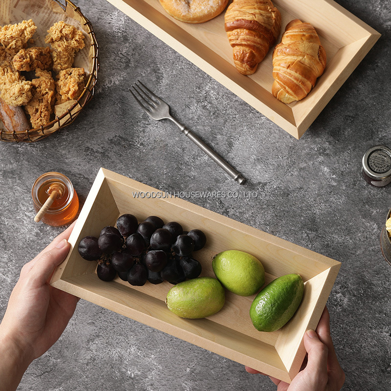Woodsun Birch Wood MDF Custom Tapas Wood Serving Dish Plate 2025