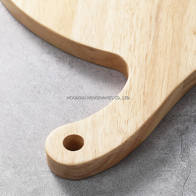 Woodsun Rubber Wood Pumpkin Kitchen Slicing Chopping Cutting Board Block