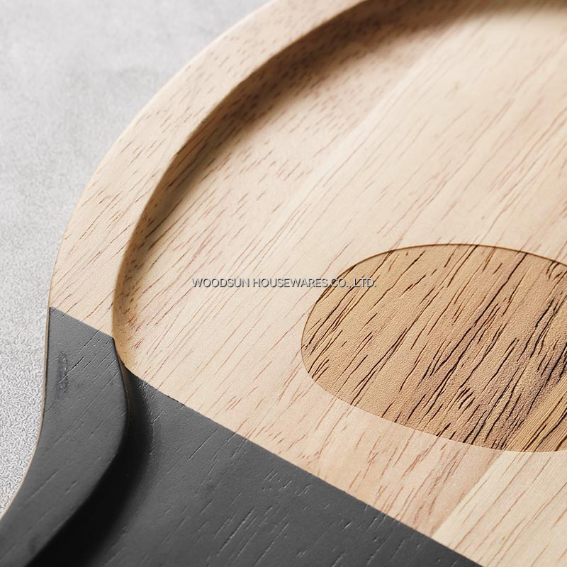 Woodsun Custom Halloween Skull Wood Plate Wooden Sets