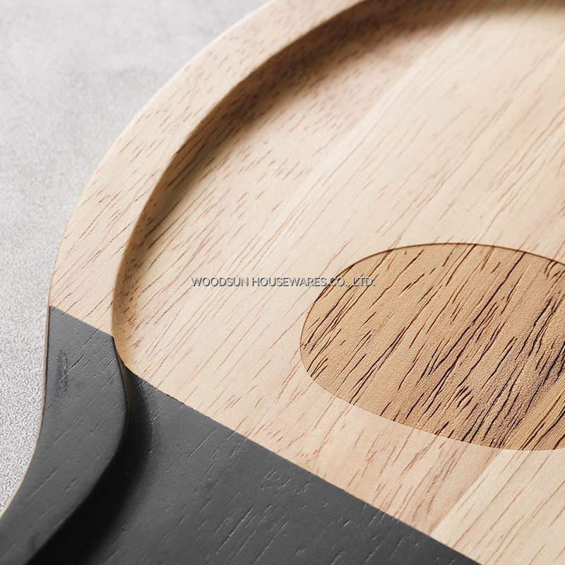 Woodsun Custom Halloween Skull Wood Plate Wooden Sets