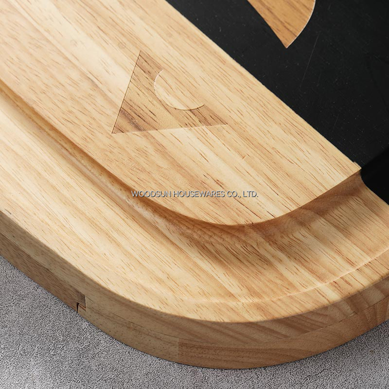 Woodsun Custom Shape Wholesale Cheese Cutter Cheese Board Wood