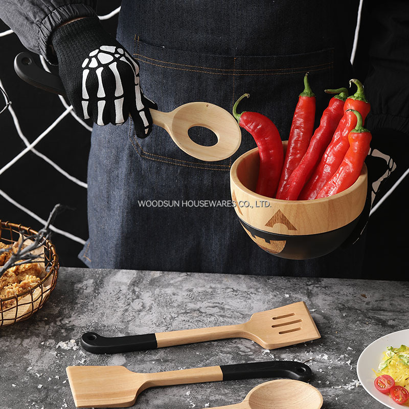 Woodsun Cutlery Spoon Kitchen Wooden Utensils for Cooking Kitchenware Utensils