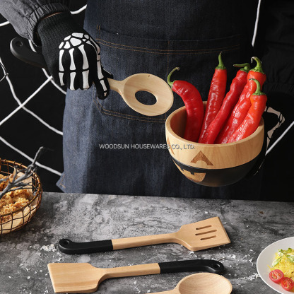Woodsun Cutlery Spoon Kitchen Wooden Utensils for Cooking Kitchenware Utensils