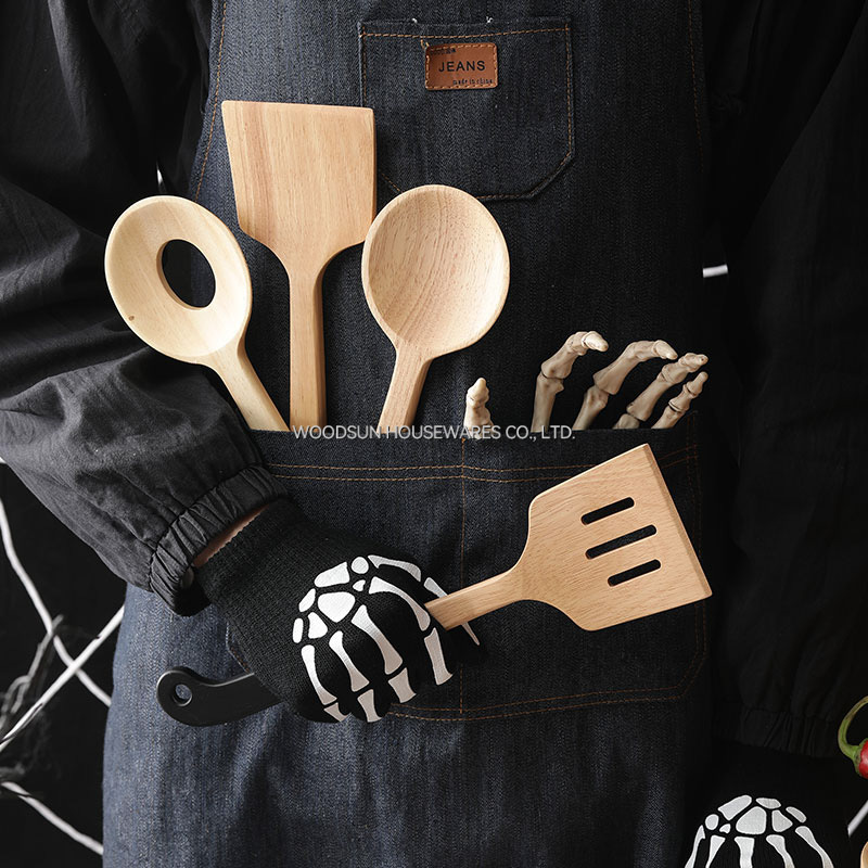 Woodsun Cutlery Spoon Kitchen Wooden Utensils for Cooking Kitchenware Utensils