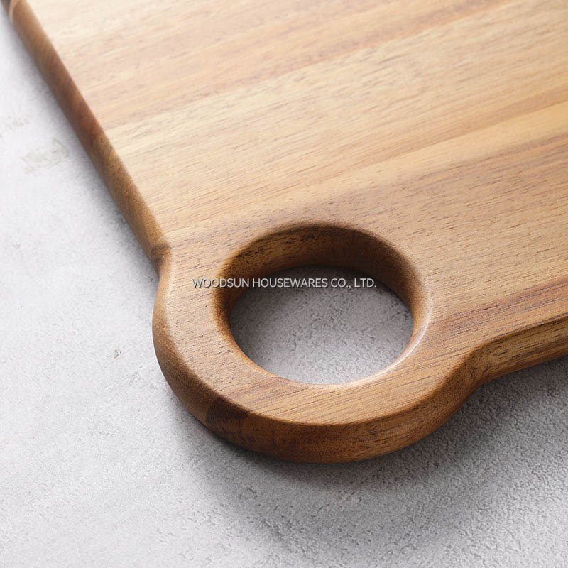 Woodsun Geometric MOSAIC Series Acacia Black Walnut Teak Wood Hard Maple Rose Wood Cutting Board For Kitchen