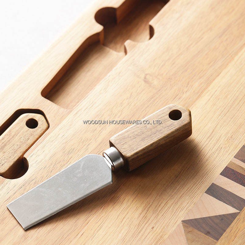 Woodsun Acacia Wood Charcuterie Cutlery Knife Cheese Board