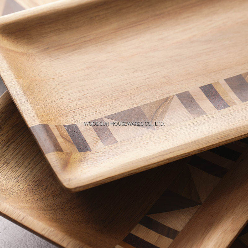 Woodsun Wooden Christmas Plates Restaurant Wooden Plates Rectangle