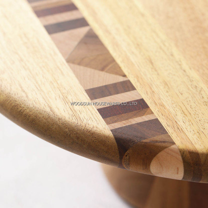 Woodsun Acacia Wood Cake Tray Stand Serving Cupcake Stand for Sale