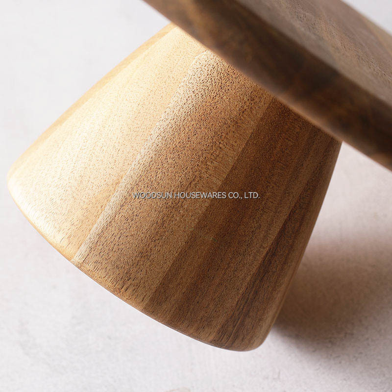 Woodsun Acacia Wood Cake Tray Stand Serving Cupcake Stand for Sale