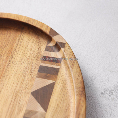Woodsun Wooden Christmas Wooden Plates Factory Custom