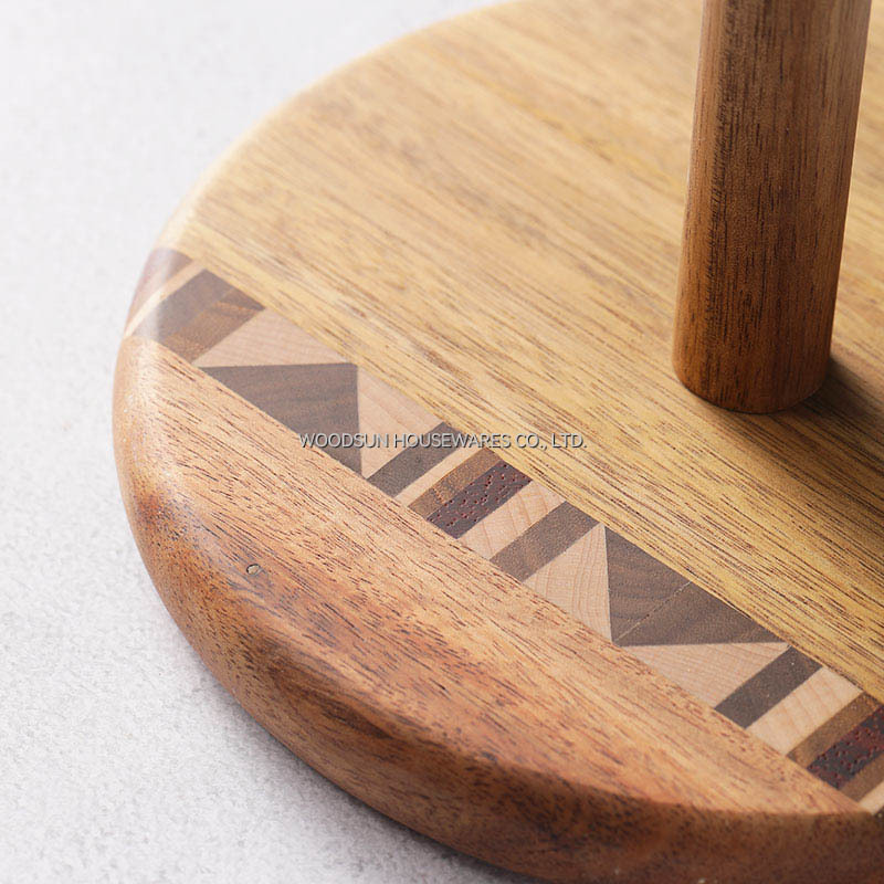 Woodsun Paper Towel Holder for Kitchen Roll Organize