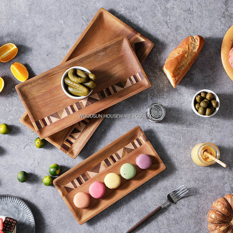 Woodsun Wooden Christmas Plates Restaurant Wooden Plates Rectangle